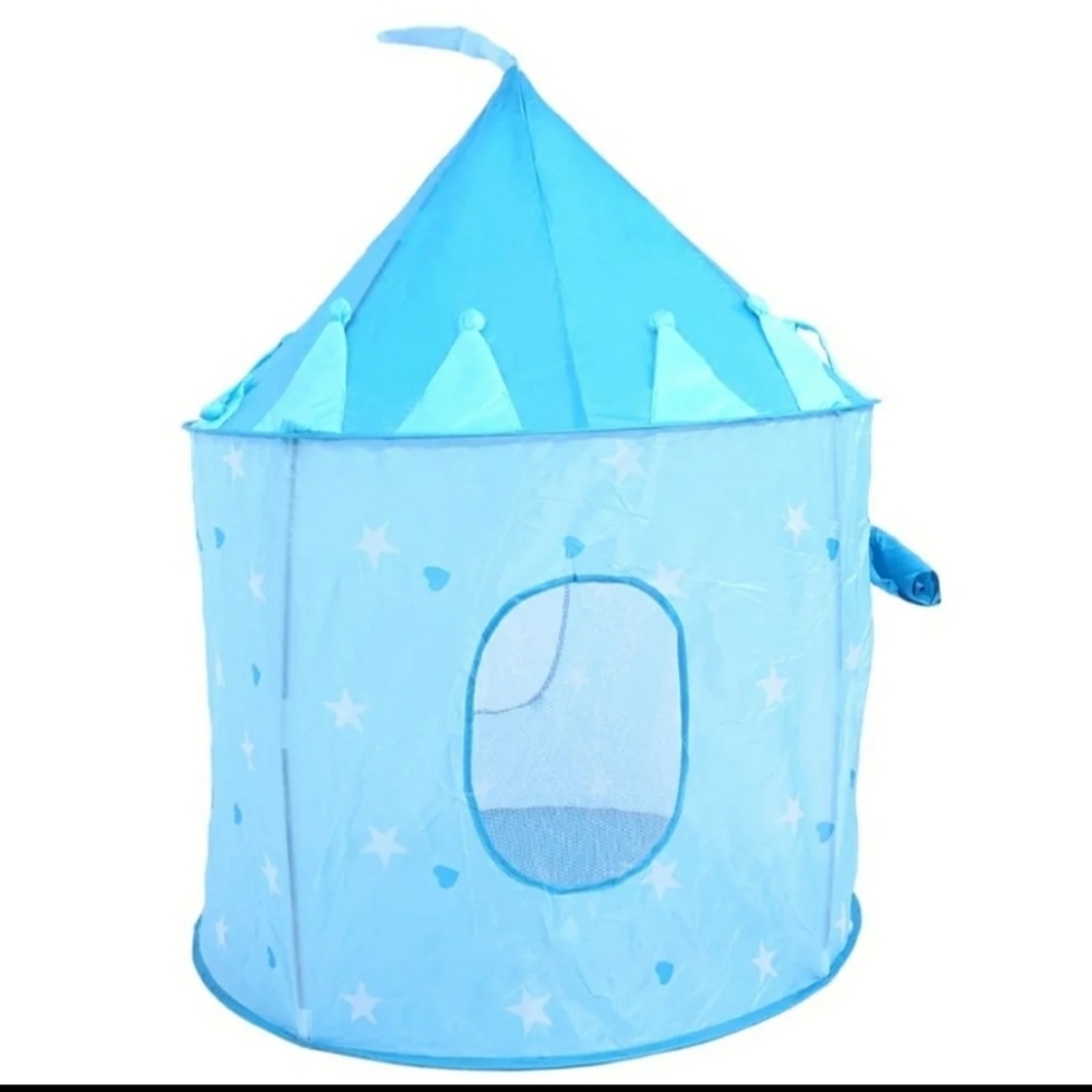New Big Blue Kids Play Tent/ Castle - Picture 7 of 8